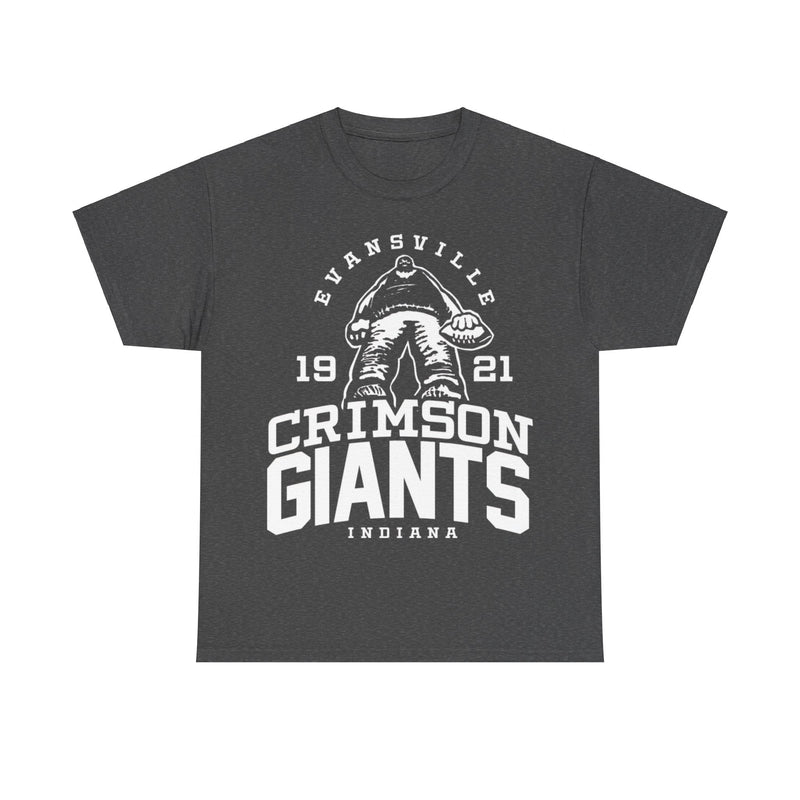Load image into Gallery viewer, Evansville Crimson Giants Est 1921 Indiana Football Team T-shirt