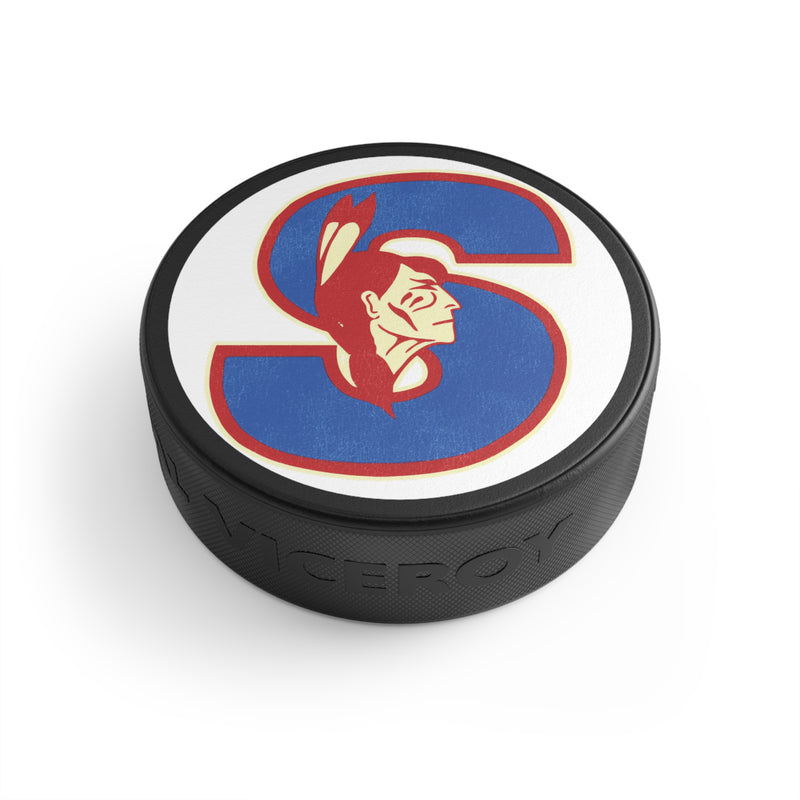 Load image into Gallery viewer, Springfield Indians Nostalgic Hockey Puck