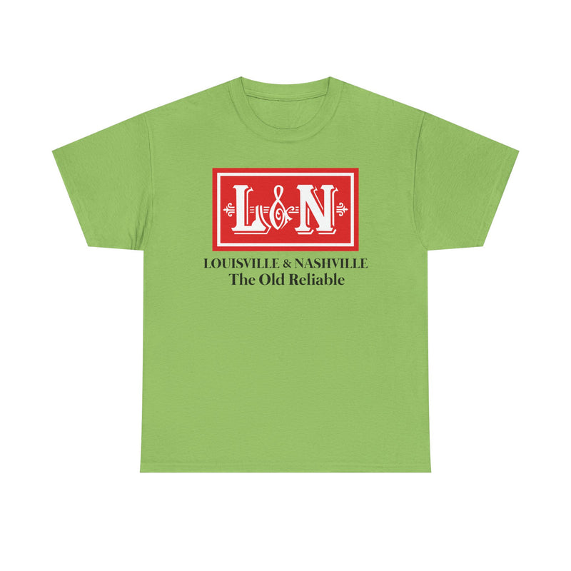 Load image into Gallery viewer, Louisville Nashville Old Reliable Railroad Vintage Train Logo T-Shirt