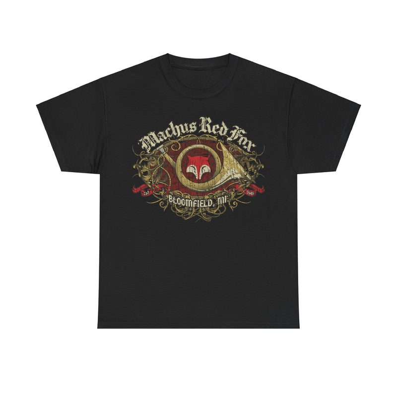 Load image into Gallery viewer, Machus Red Fox 1965 Bloomfield Michigan Restaurant T-shirt