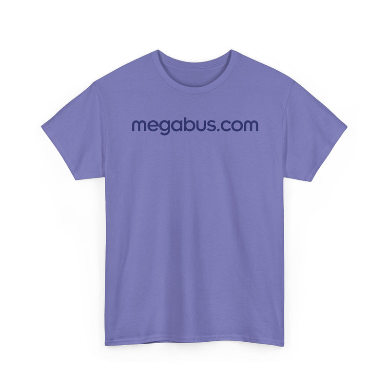 Load image into Gallery viewer, Megabus.com Defunct Bus Service T-Shirt Budget Travel Transportation Company Tee
