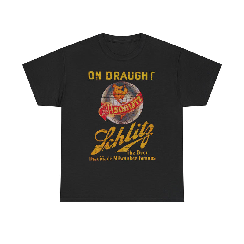 Load image into Gallery viewer, Schlitz Beer Milwaukee on Draught Wisconsin Brewery T-shirt