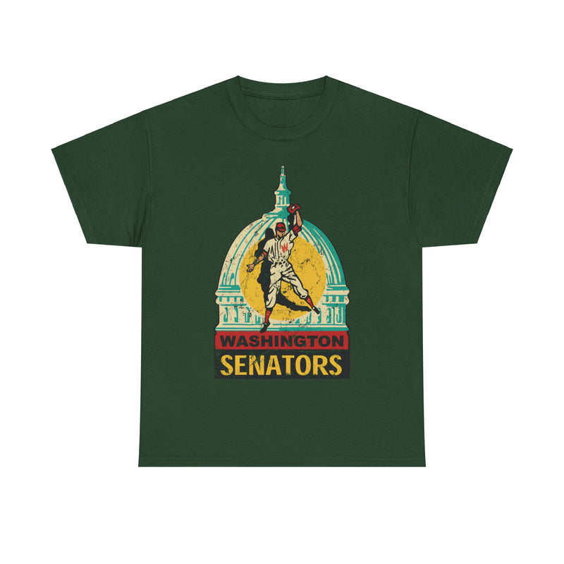 Load image into Gallery viewer, Washington DC Senators Capital Logo Baseball T-shirt
