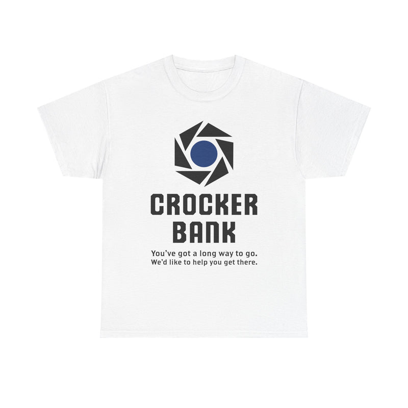 Load image into Gallery viewer, Crocker Bank Long Way To Go Slogan California Banking T-Shirt