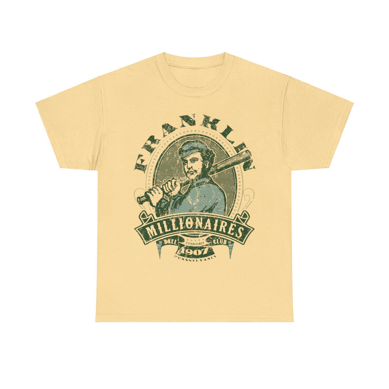Load image into Gallery viewer, Franklin Millionaires Est 1907 Pennsylvania Baseball T-shirt
