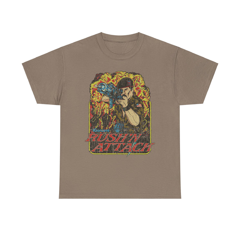 Load image into Gallery viewer, Rushn Attack 1985 Konami Video Game T-shirt
