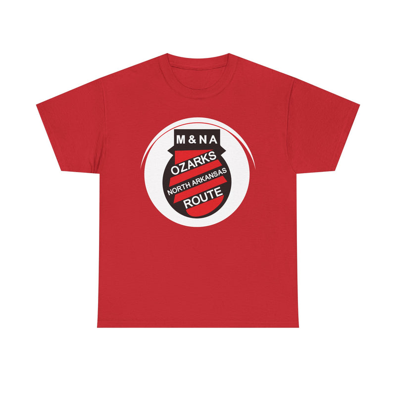 Load image into Gallery viewer, Missouri Arkansas Ozarks North Arkansas Route Railroad Logo T-Shirt