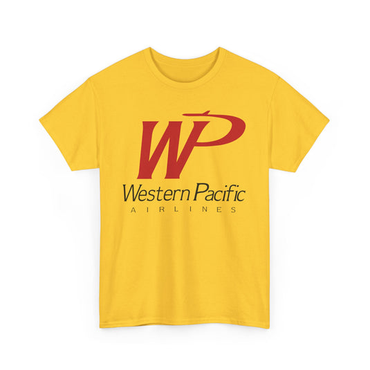 Western Pacific Airlines Vintage American Carrier Logo Classic Travel T-shirt