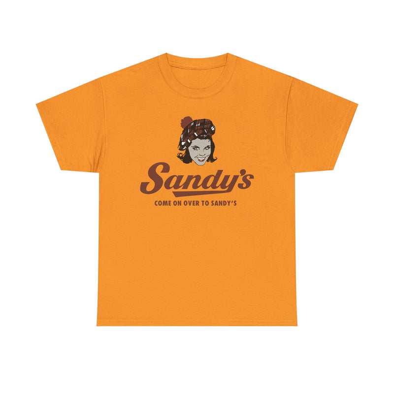 Load image into Gallery viewer, Sandy's Come On Over To Sandy's Vintage Restaurant Logo T-Shirt