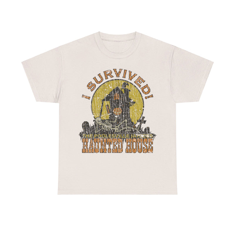 Load image into Gallery viewer, Poolesville Haunted House Survivor 1980 Maryland T-shirt