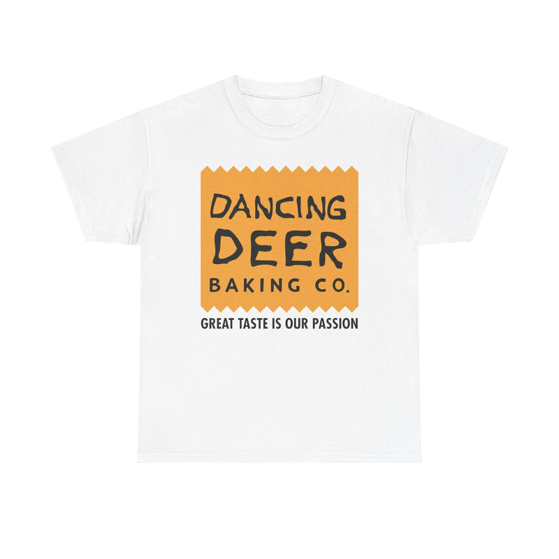 Load image into Gallery viewer, Dancing Deer Baking T-Shirt - Closed Bakery Company Logo Tee - Boston