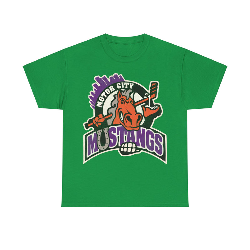 Load image into Gallery viewer, Detroit Motor City Mustangs Michigan Roller Hockey T-shirt