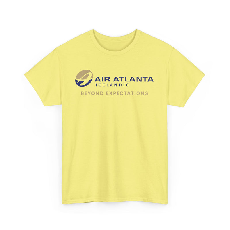 Load image into Gallery viewer, Air Atlanta Icelandic Beyond Expectations Vintage Airline Logo Aviation T-shirt