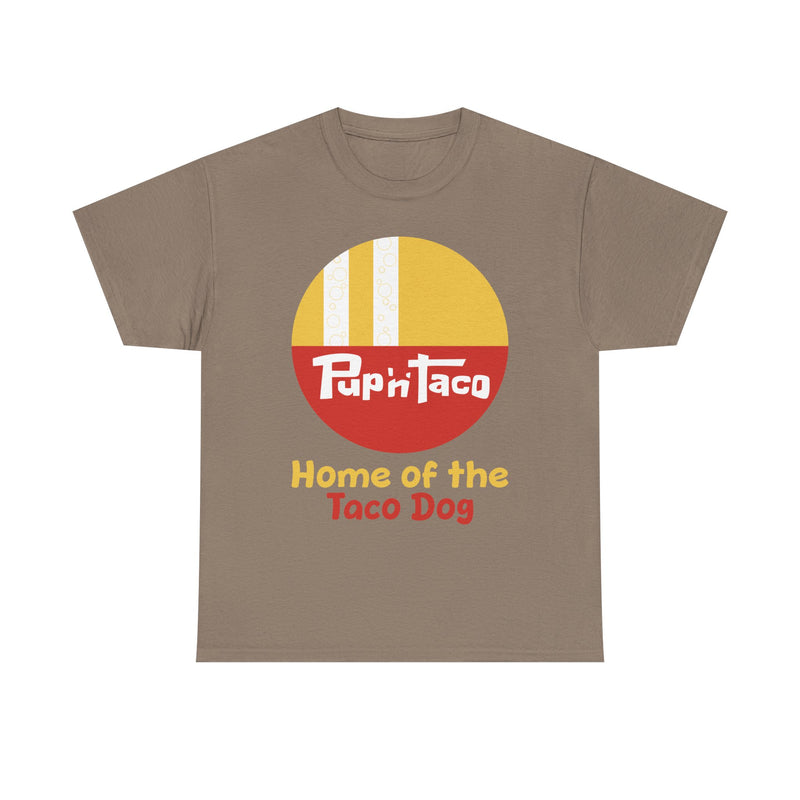 Load image into Gallery viewer, Pup 'n' Taco Home of Taco Dog Vintage Logo Restaurant T-Shirt