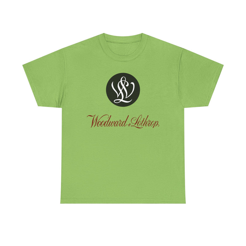 Load image into Gallery viewer, Woodward & Lothrop Black Circle Monogram W&L Department Store DC T-shirt
