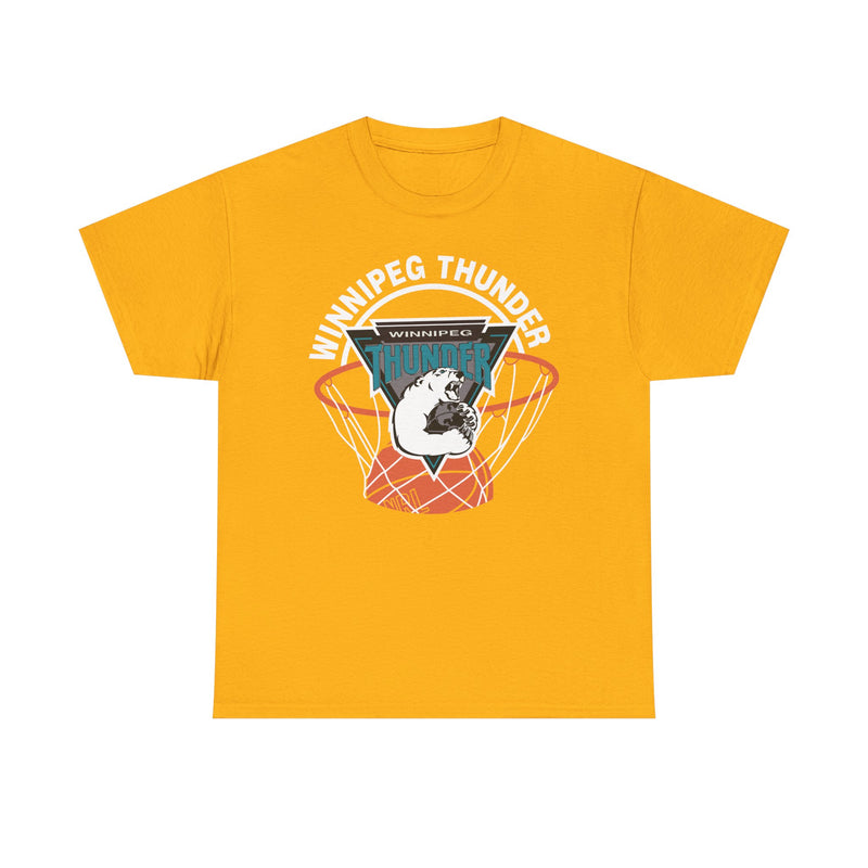 Load image into Gallery viewer, Winnipeg Thunder Basketball 1992-1994 World Basketball League T-shirt