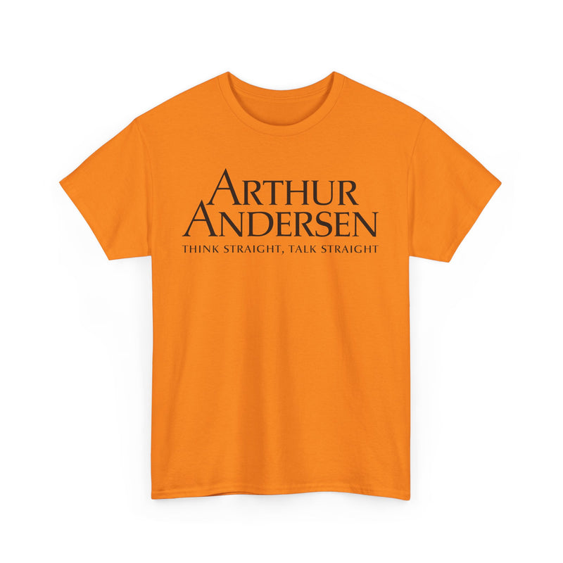 Load image into Gallery viewer, Arthur Andersen Think Straight Talk Straight Consulting T-Shirt