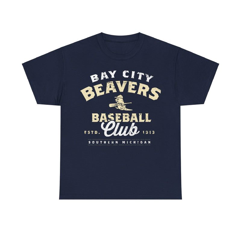 Load image into Gallery viewer, Bay City Beavers Est 1913 Michigan Baseball T-shirt
