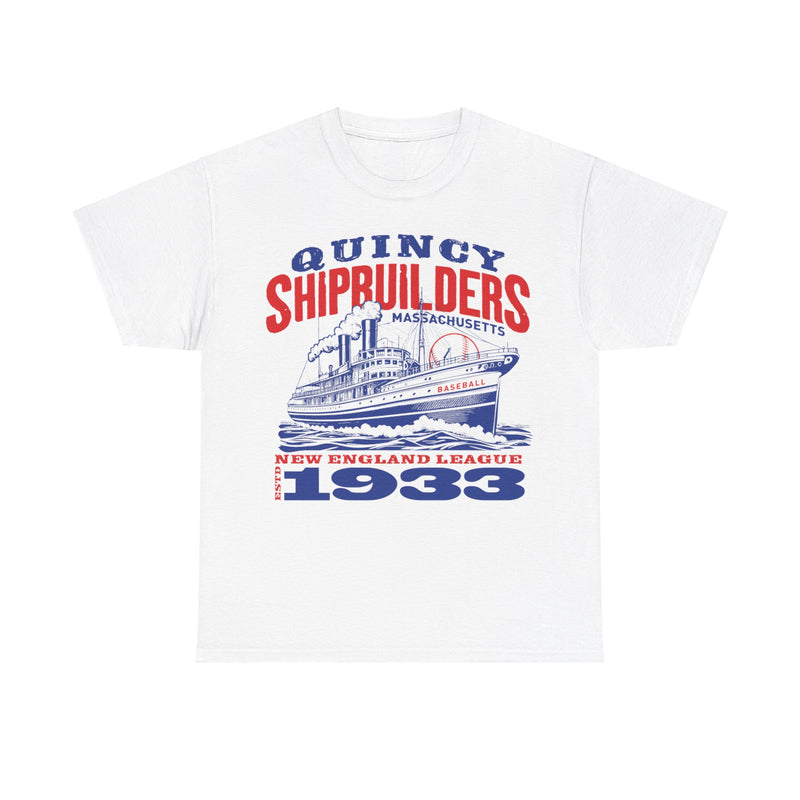 Load image into Gallery viewer, Quincy Shipbuilders Est 1933 Massachusetts Baseball T-shirt