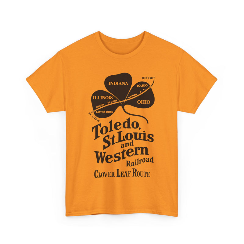 Load image into Gallery viewer, Toledo St Louis Western Clover Leaf Route Railroad Logo T-Shirt