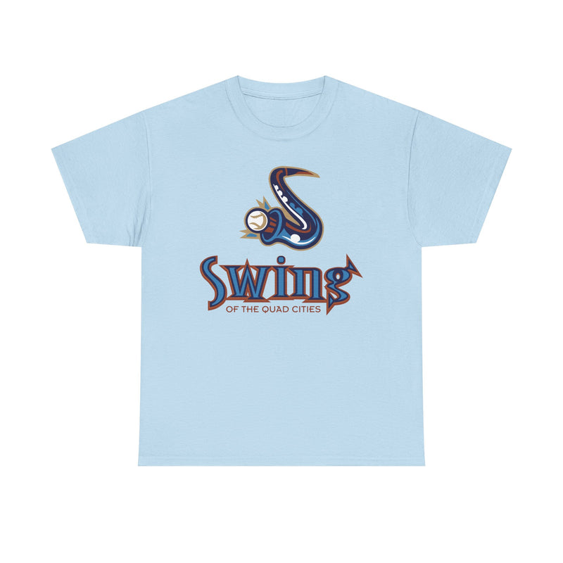 Load image into Gallery viewer, Swing of the Quad Cities Iowa Baseball 2004-2007 T-shirt