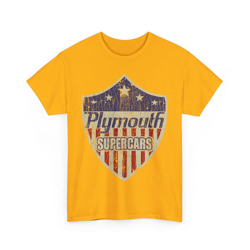 Load image into Gallery viewer, Plymouth Supercars Logo Nostalgic Car T-shirt