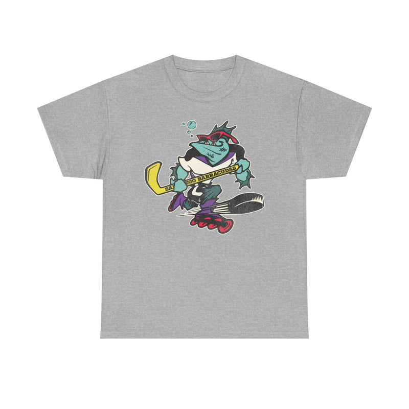 Load image into Gallery viewer, San Diego Barracudas Roller Hockey Nostalgic Logo T-shirt