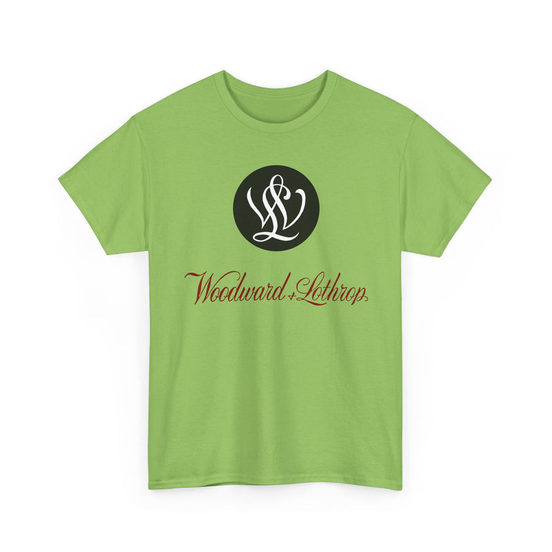 Load image into Gallery viewer, Woodward & Lothrop Black Circle Monogram W&L Department Store DC T-shirt