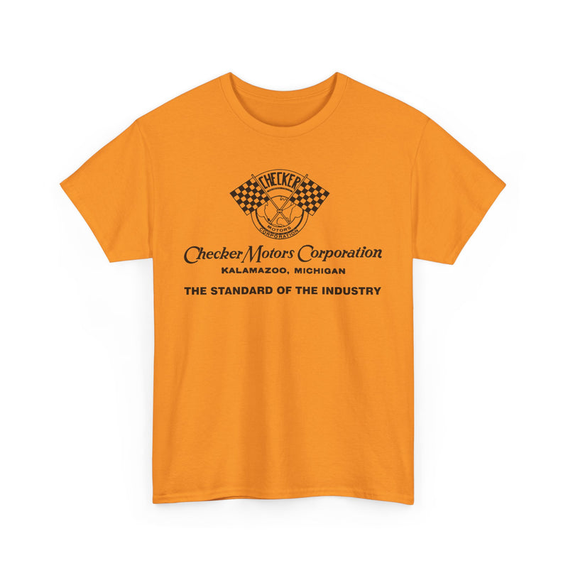 Load image into Gallery viewer, Vintage Checker Motors Kalamazoo Michigan Standard of Industry T-shirt