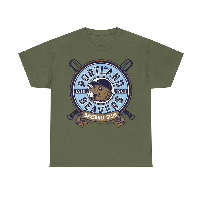 Load image into Gallery viewer, Portland Beavers Oregon Est 1903 Baseball Team T-shirt