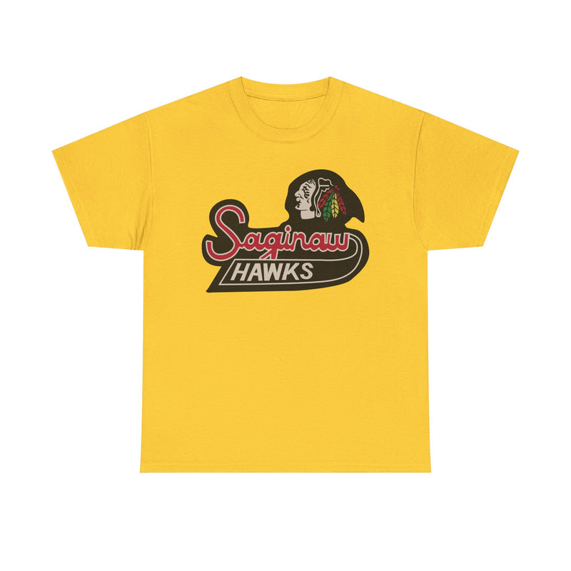 Load image into Gallery viewer, Saginaw Hawks Michigan Hockey 1987-1989 T-shirt