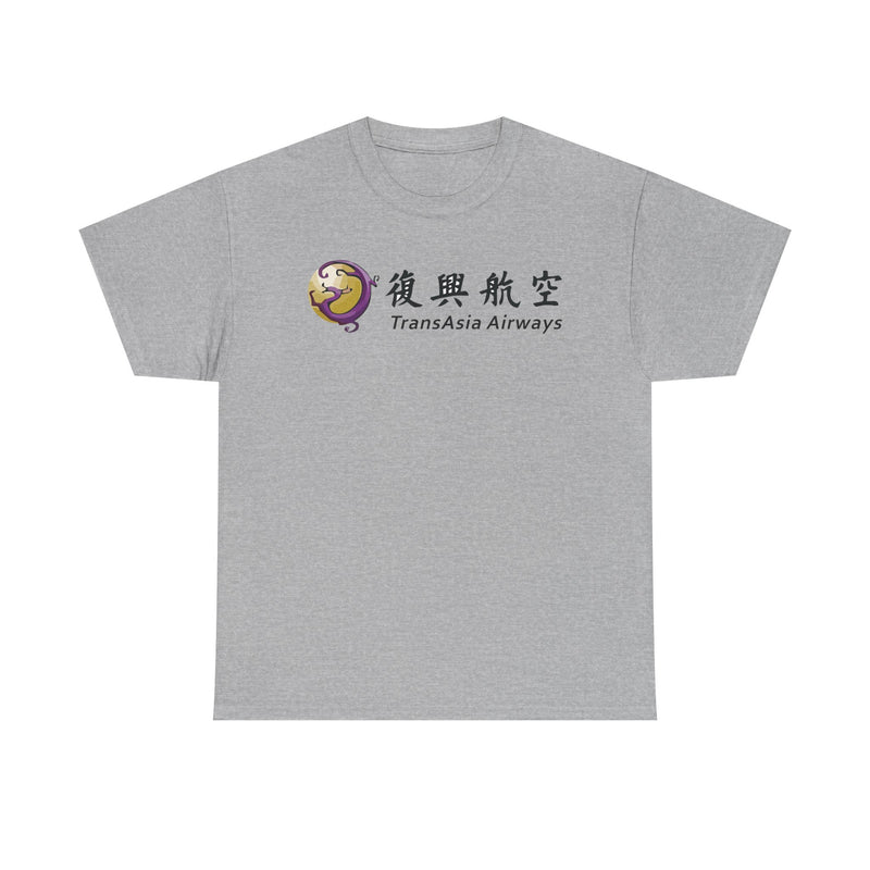 Load image into Gallery viewer, TransAsia Airways Purple Dragon Logo Taiwanese Carrier Vintage T-shirt