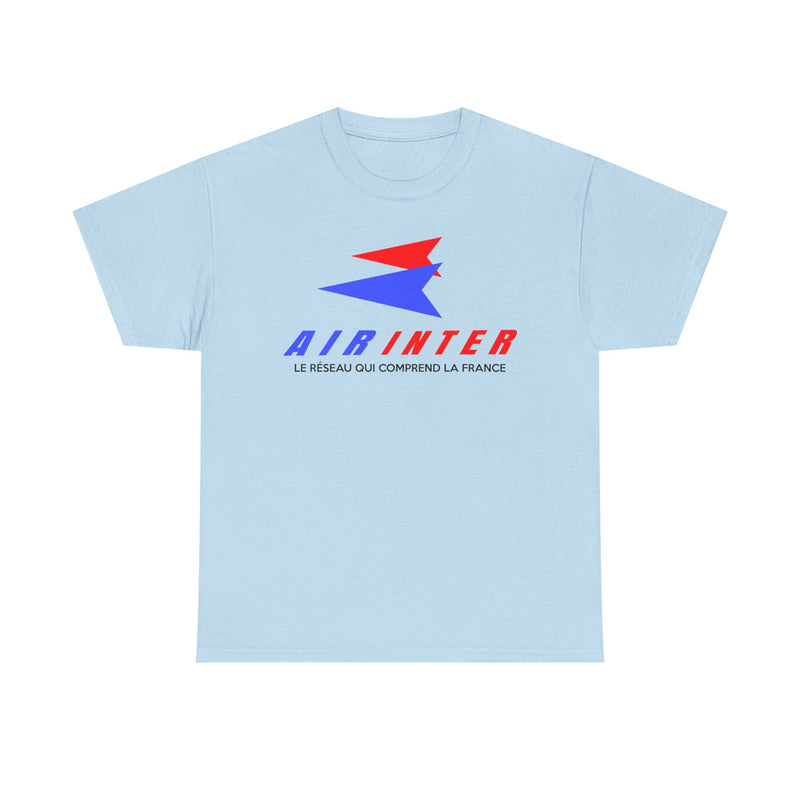 Load image into Gallery viewer, Air Inter Le Réseau Qui Comprend La France Airline Logo T-shirt