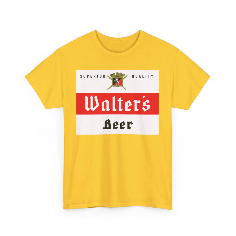 Load image into Gallery viewer, Walter's Beer Superior Quality Logo Brewery Brand T-Shirt