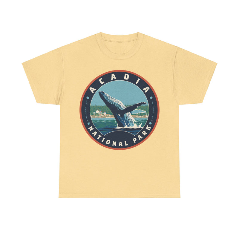 Load image into Gallery viewer, Acadia National Park Maine Round Logo T-shirt