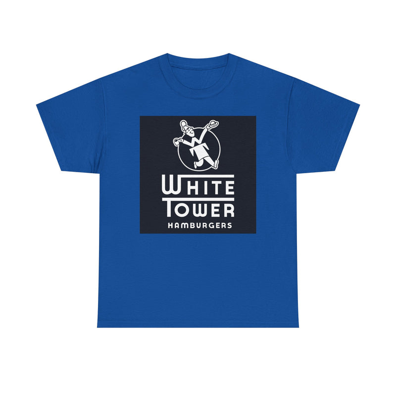 Load image into Gallery viewer, White Tower Hamburgers Logo Restaurant Chain T-Shirt