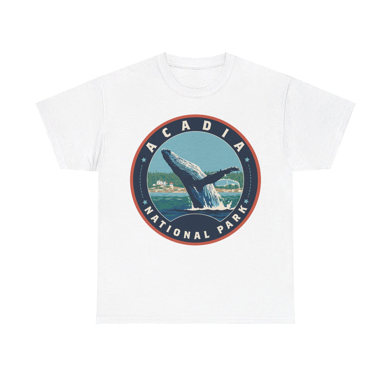 Load image into Gallery viewer, Acadia National Park Maine Round Logo T-shirt