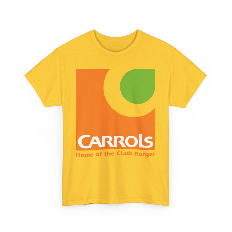 Load image into Gallery viewer, Carrols Home of Club Burger Vintage Classic Chain Restaurant Logo T-Shirt