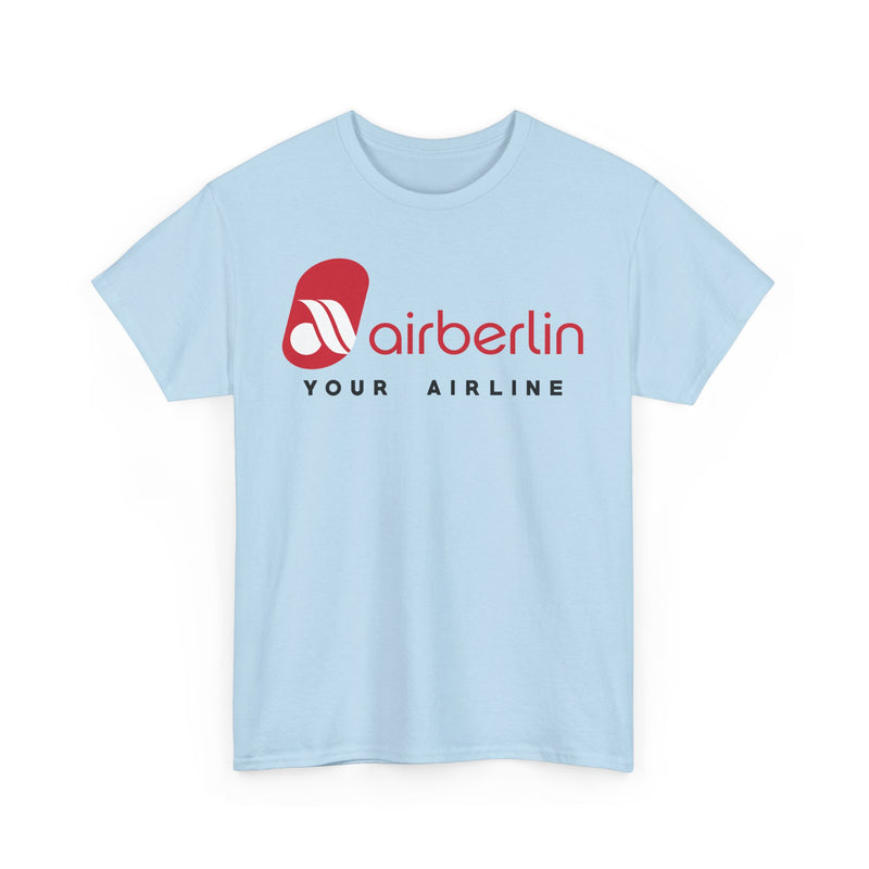 Load image into Gallery viewer, Air Berlin Your Airline Vintage Logo German Aviation Memorabilia T-shirt
