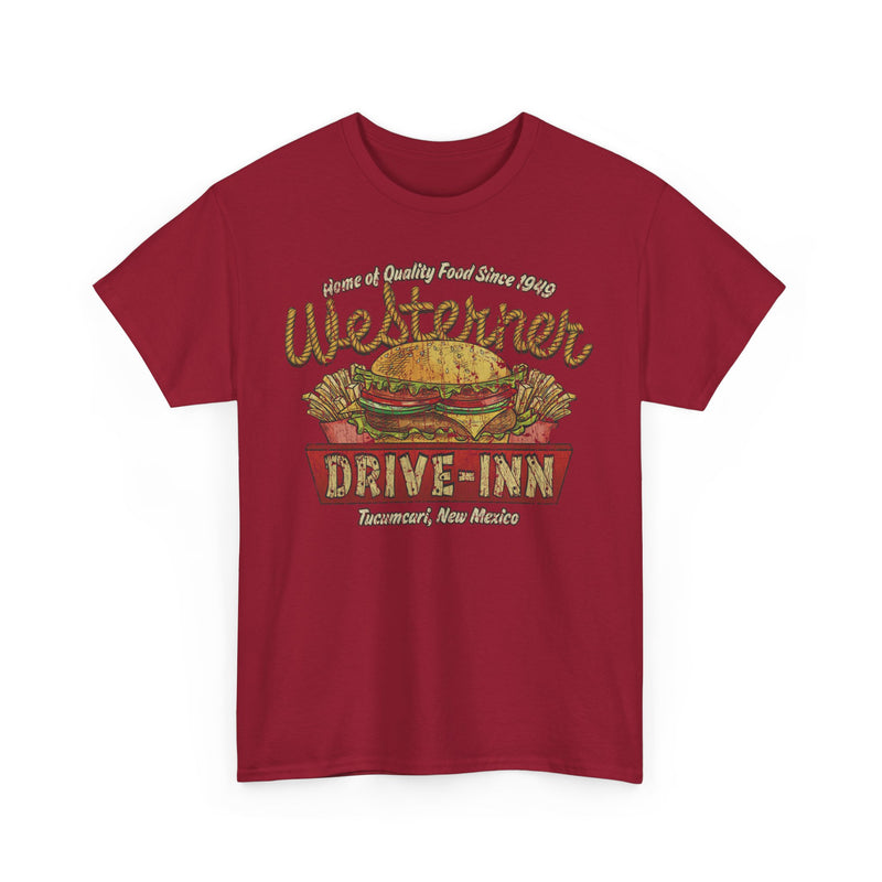Load image into Gallery viewer, Westerner Drive-Inn 1949 Tucumcari New Mexico Diner Fast Food Restaurant T-shirt