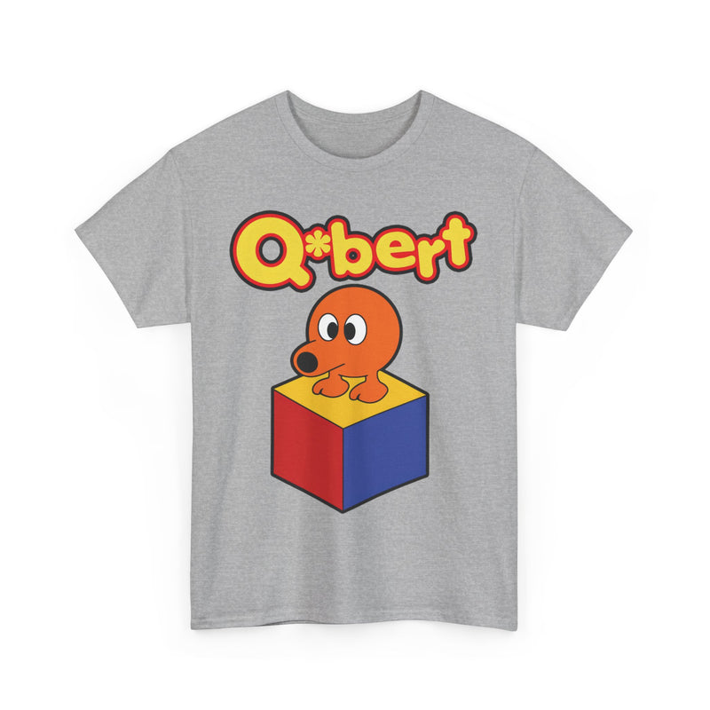 Load image into Gallery viewer, Qbert Logo Video Game Nostalgic T-shirt
