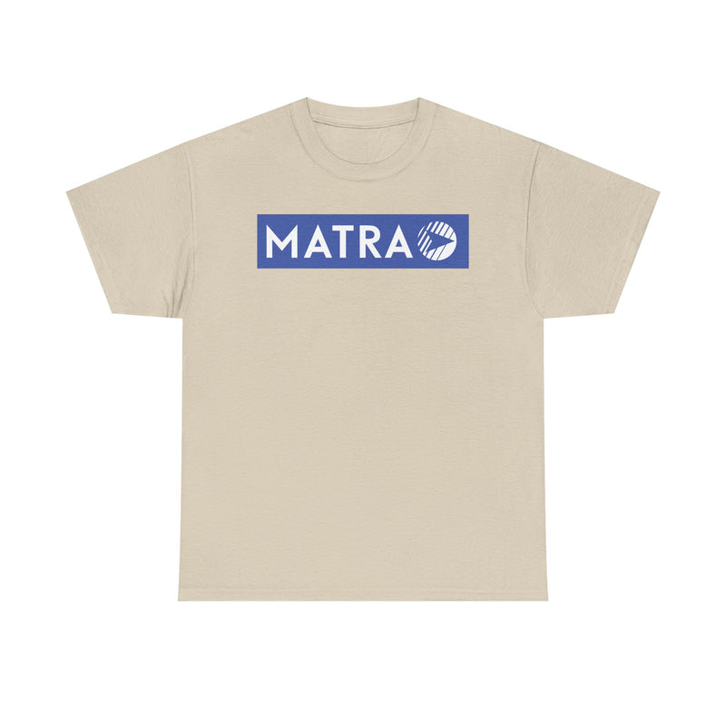 Load image into Gallery viewer, Matra French Racing Team Blue Logo Motorsport Company T-shirt