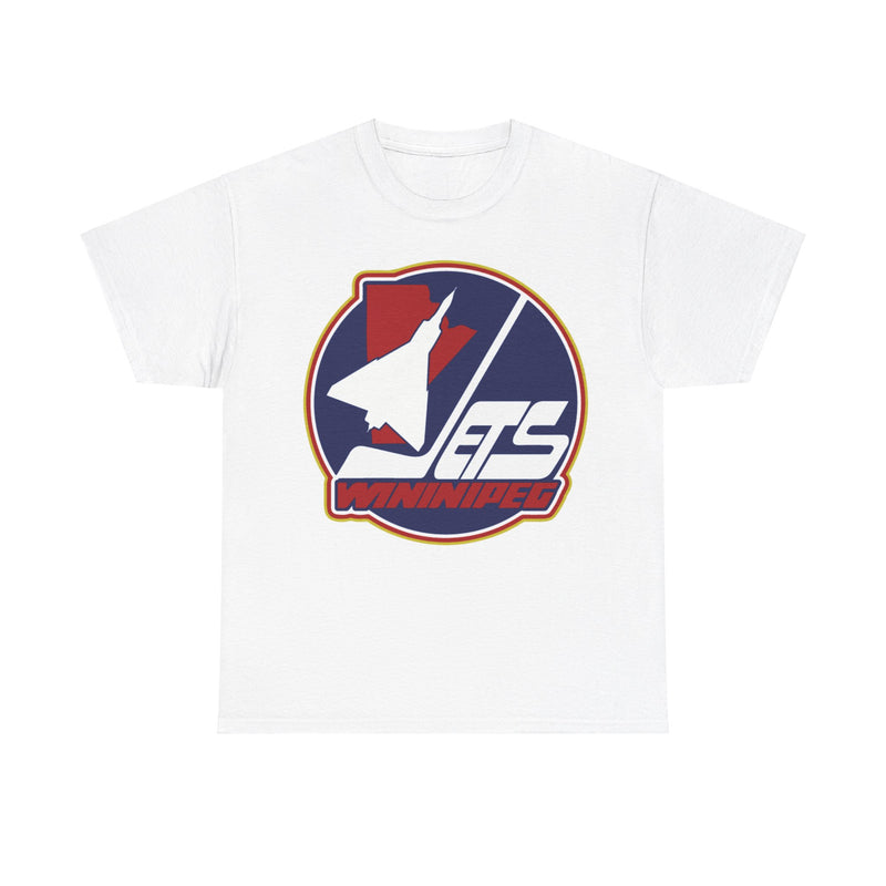 Load image into Gallery viewer, Winnipeg Jets Red Blue Logo Hockey Team T-shirt