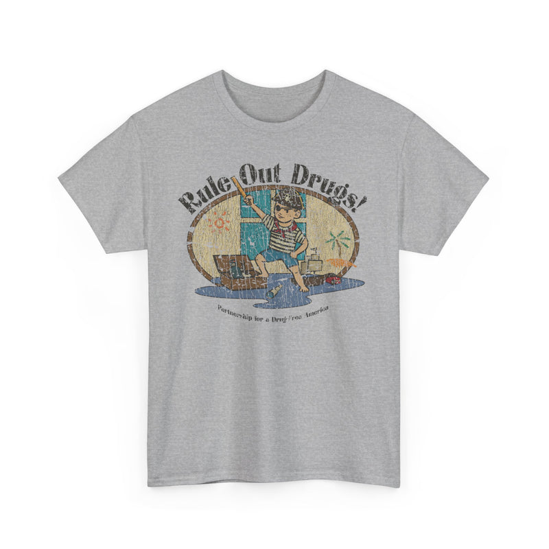 Load image into Gallery viewer, Rule Out Drugs 1986 Political Drug-free T-shirt
