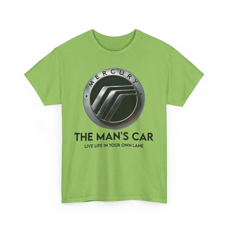 Load image into Gallery viewer, Mercury The Man's Car Live Life In Your Own Lane Silver T-shirt