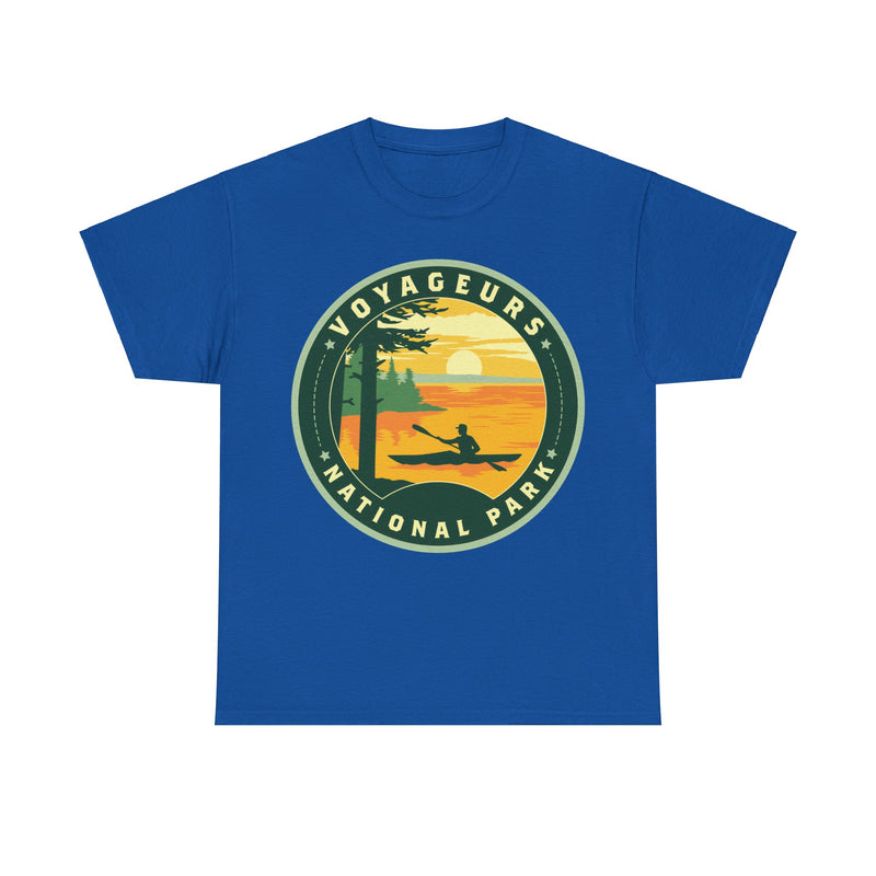 Load image into Gallery viewer, Voyageurs National Park Minnesota Round Logo T-shirt