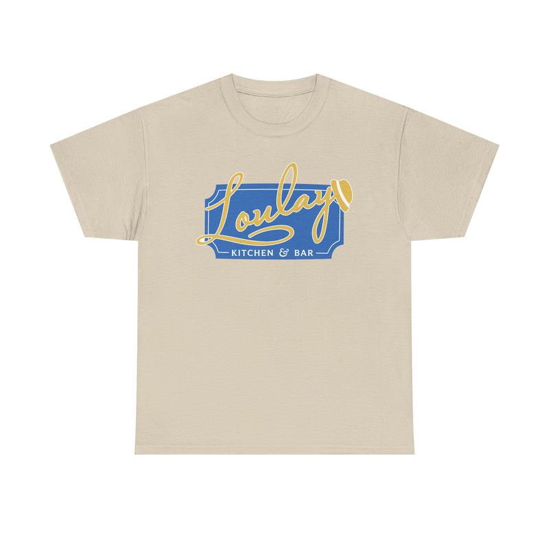 Load image into Gallery viewer, Loulay Kitchen & Bar T-Shirt - Restaurant Industry Defunct Logo Tee