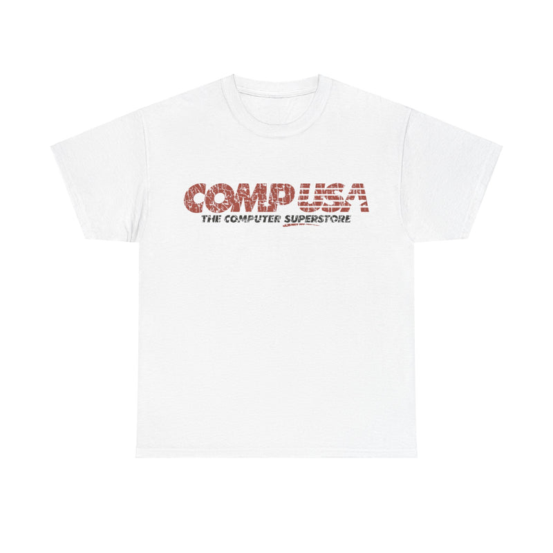 Load image into Gallery viewer, CompUSA 1984 Electronics Store Distressed Print T-shirt