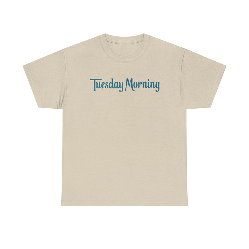 Load image into Gallery viewer, Tuesday Morning T-Shirt - Discount Retail Industry Bankrupt Logo Tee