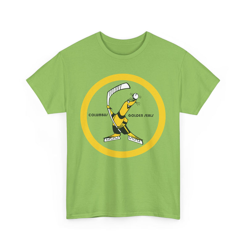 Load image into Gallery viewer, Columbus Golden Seals Hockey 1971-1973 Round Logo T-shirt